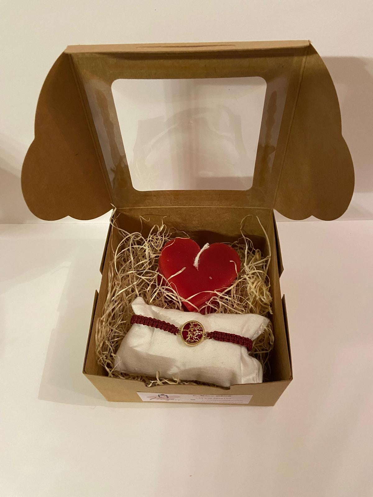 Kerzen und Armband Set