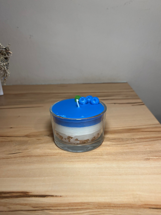 Heidelbeertorte Kerze