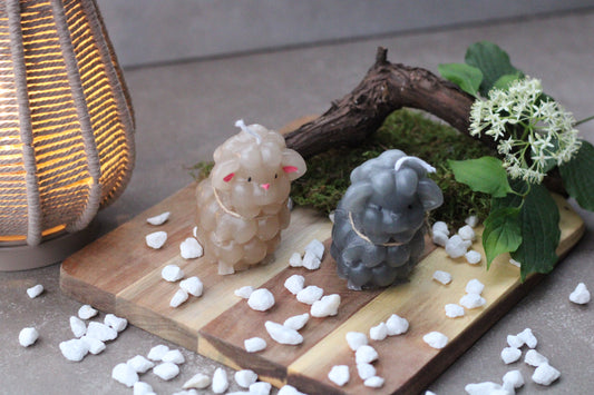 Mittelgroße Schafkerze