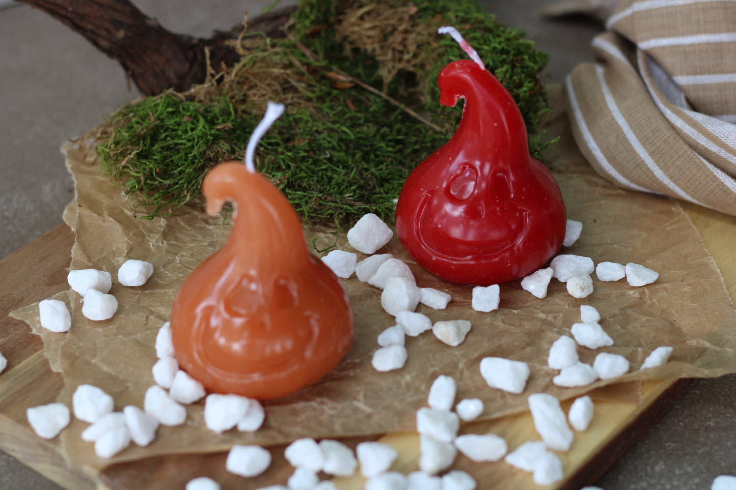 Halloween Kürbis Kerze